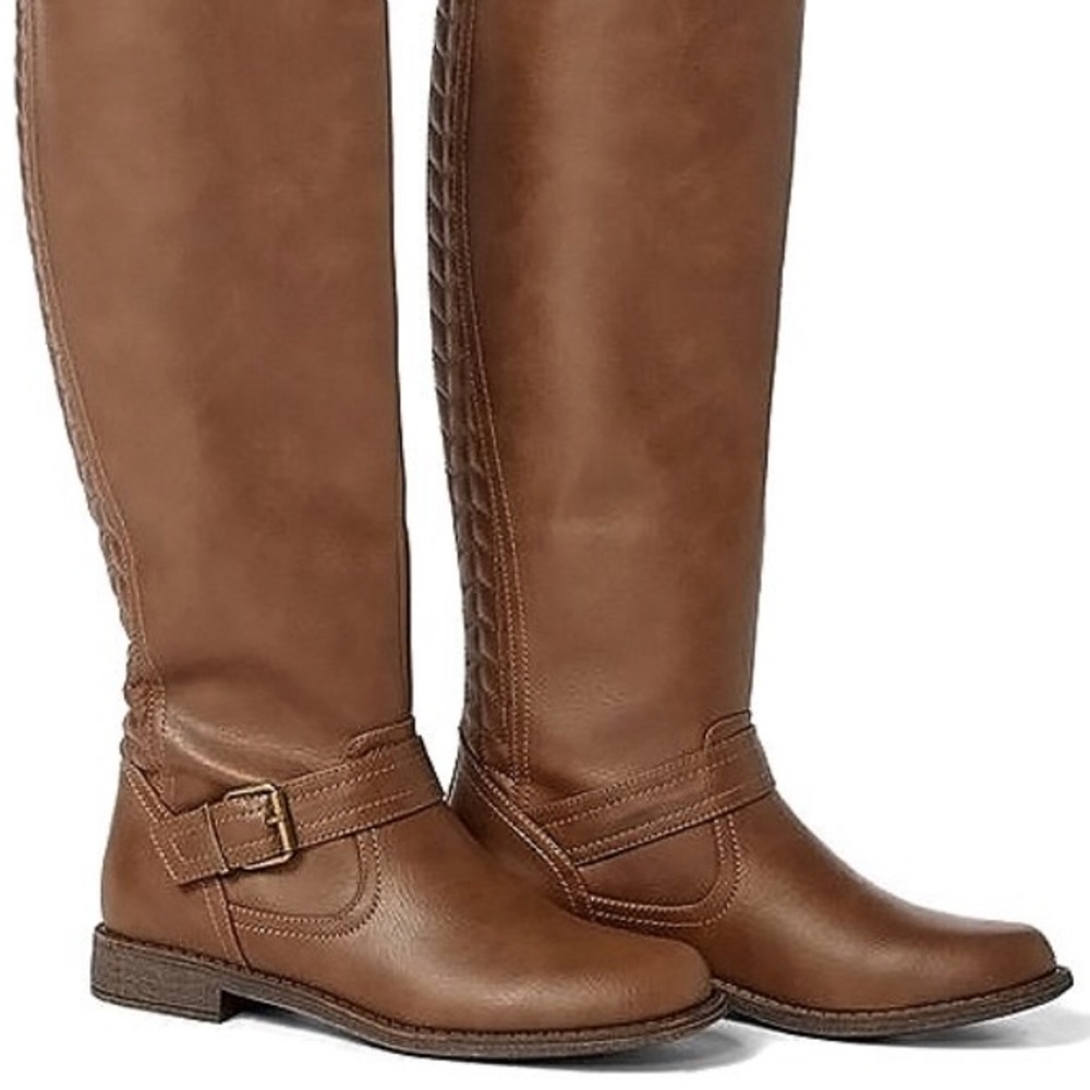 New in Box Brown Zuri Wide-Calf Tall Boot Size 8